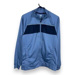 NEW ATHLETIC WORKS MENS SMALL JACKET GREY BLACK OUTDOOR ATHLETIC ACTIVEWEAR